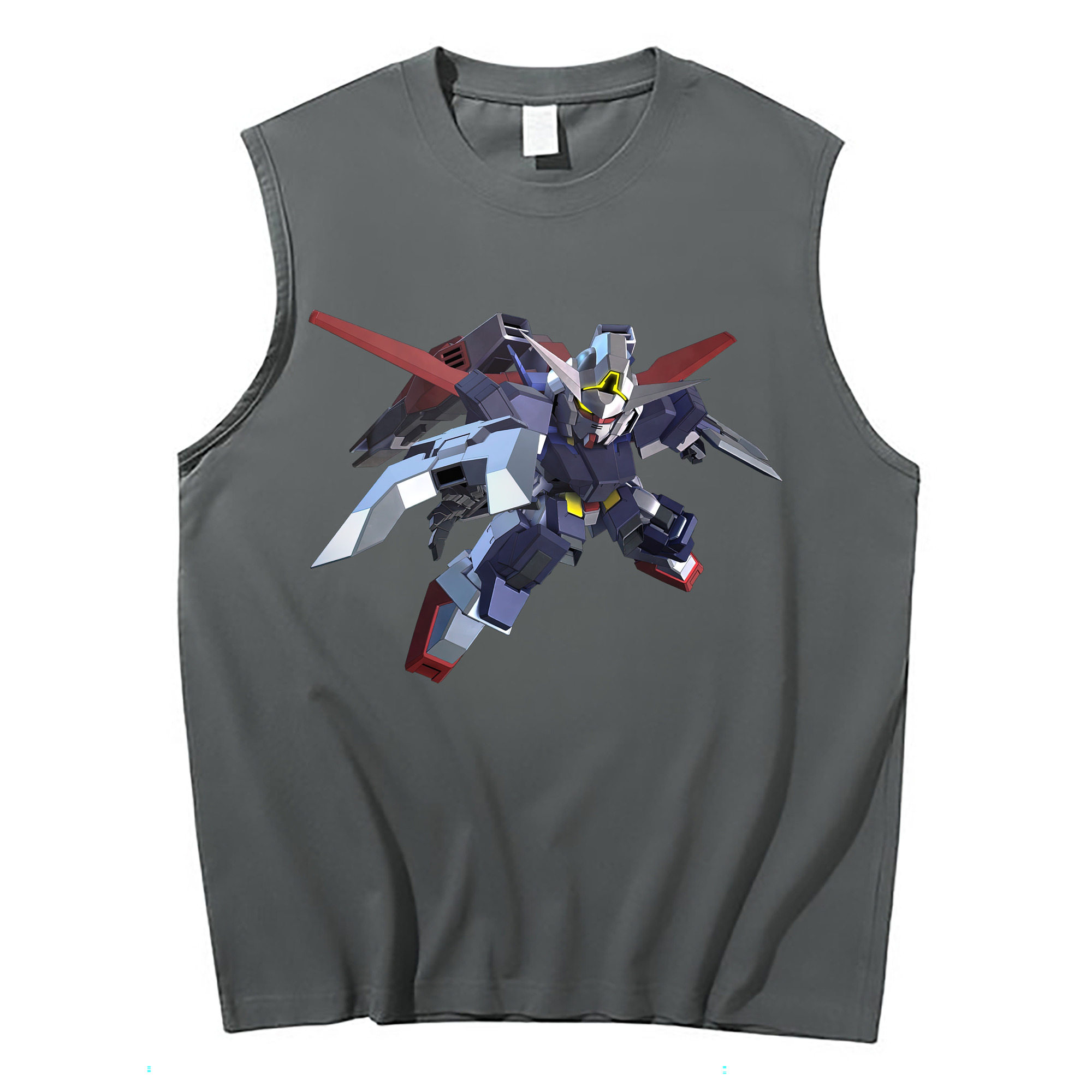（画像用） 機動戦士ガンダム Mobile Suit Gundam コットン100％タンクトップ（フロントプリント）